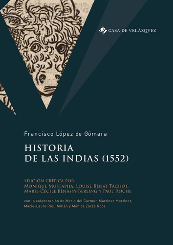 Libro Historia De Las Indias (1552)