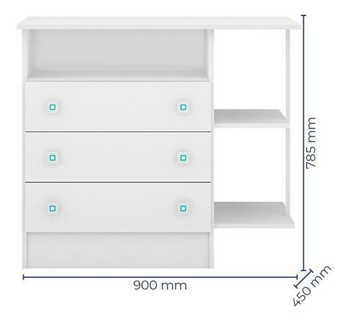 Jogo De Quarto Bebê Berço Com Cômoda 2 Peças Leartam Shop