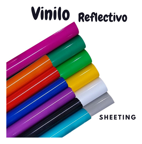 Vinil Reflectivo Autoadhesivo Rotulacion 0.60 Ancho