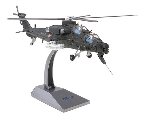 Escala De Aleación Recta 10 Modelo De Helicóptero Armado