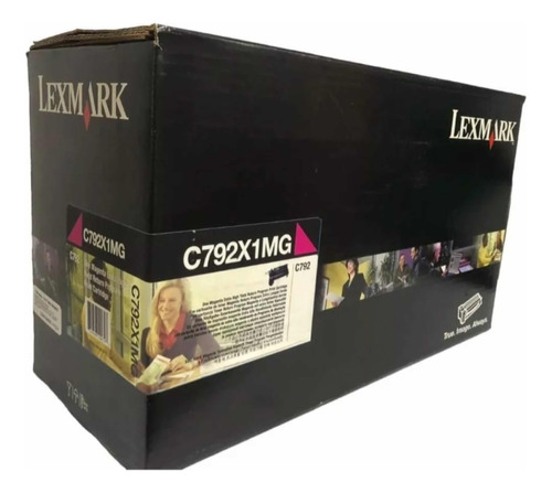 Toner Lexmark C792x1mg C792 Magenta Original 20,000 Impresio