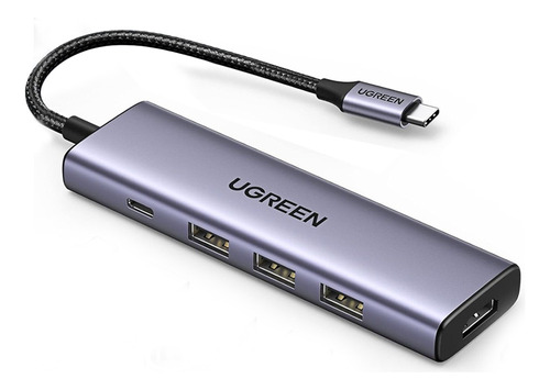 Usb-c To Hdmi+3*usb 3.0 A+pd Power Converter With Pd Hdmi