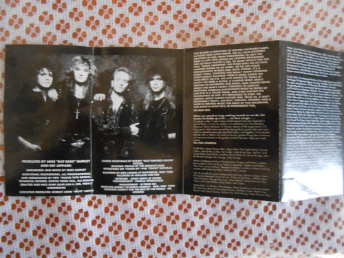 Cassete Def Leppard Adrenalize (Usado)