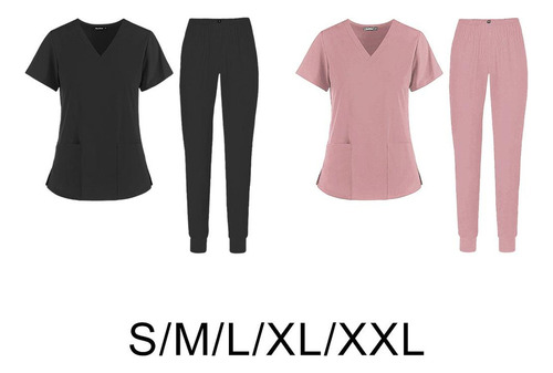 Conjunto Médico De Enfermería Transpirable Camisa De Moda