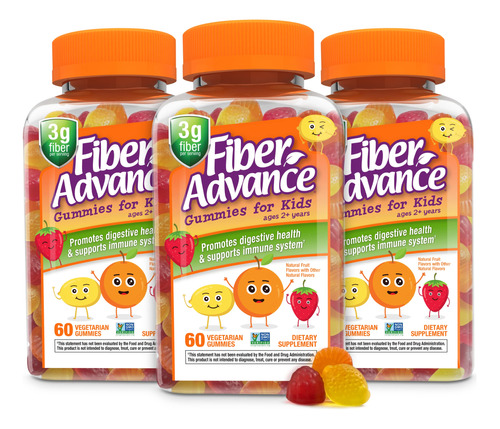 Fiber Advance Gomitas | Suplemento De Fibra 100% A Base De P