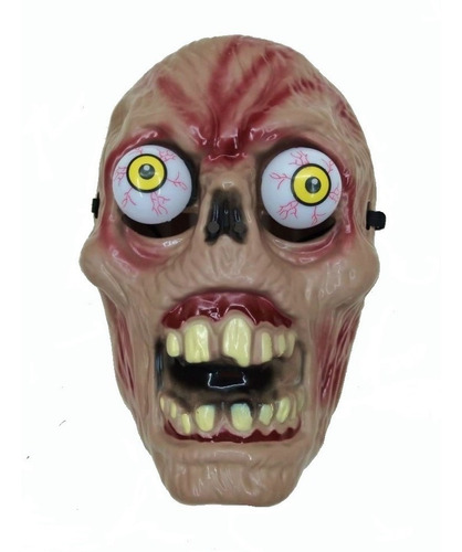 Máscara De Zombie Halloween De Plástico Duro