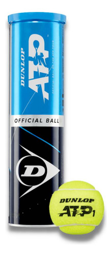 Tarro De Pelotas De Tenis Dunlop Atp X4