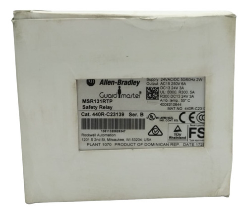 Allen Bradley 440r-c23139 Msr131rtp