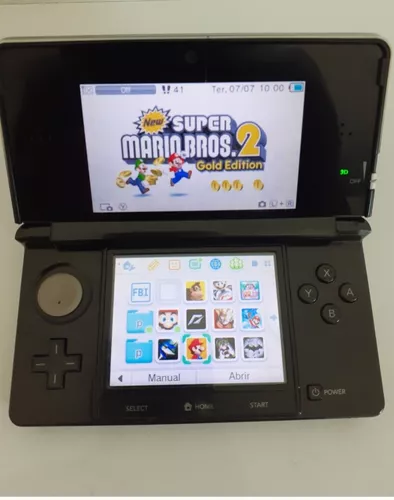 Nintendo 3ds Com Jogos E Emuladores Nintendo Semi Novo