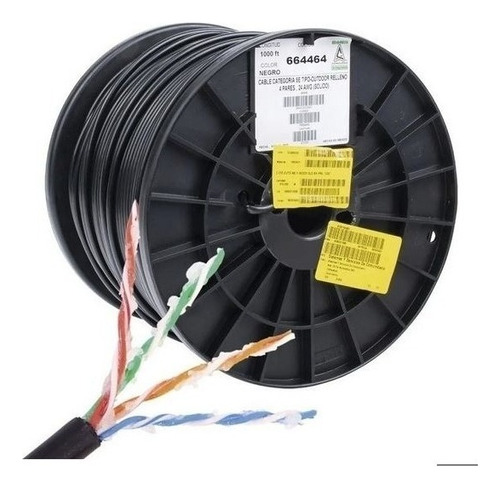 Condumex Bobina De Cable Cat5e Utp 305 Metros Relleno De Gel