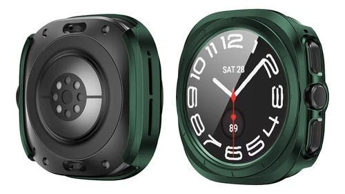 Funda Case De Tpu Compatible Con Galaxy Watch Ultra 47mm Verde Oscuro