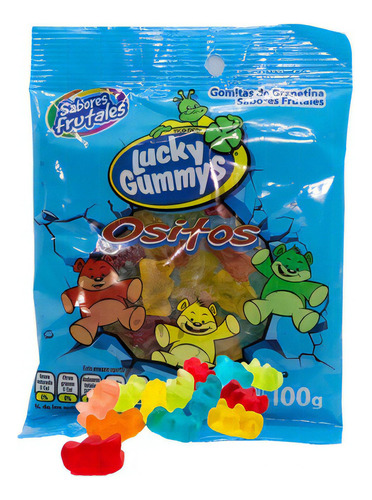 Lucky Gummys Ositos Frutales 100g