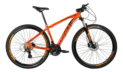 Bicicleta 29 Rino Everest Freio Hidráulico + Shimano Altus 24v Cor Laranja Tamanho Do Quadro 19