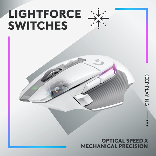 Ratón Óptico Inalámbrico Logitech G502 X Plus Lightspeed