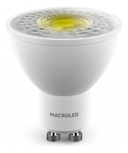 Lampara Dicroica Led 7w Gu10 Macroled 2700k Blanco Cálido