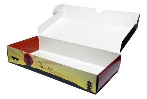 Empaque 100% sushi para entrega de comida japonesa 21 x 10 x 3,8 cm M