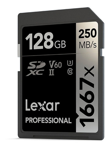 Lexar 1667x V60 250mb/s Cartão De Memória Flash De 64gb