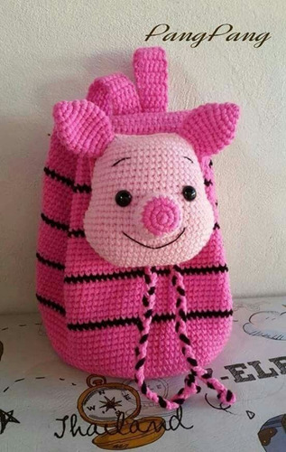 Patrones Mochilas Amigurumis Crochet X10(ingl.)+1 Reg.