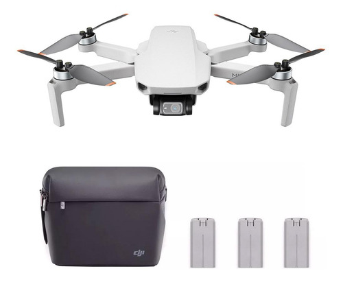 Imagen 7 de 8 de Mini drone DJI Mavic Mini 2 Fly More Combo con cámara 4K light gray