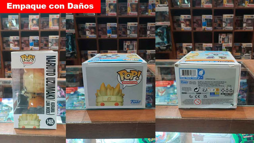 Funko Pop Naruto Uzumaki Kurama Link Mode #1465 Chase Aaa (Usado)