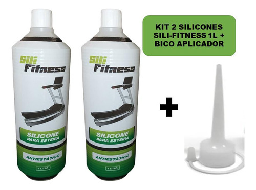 Kit 2 Silicone Lubrificante Para Esteira Sili-fitness