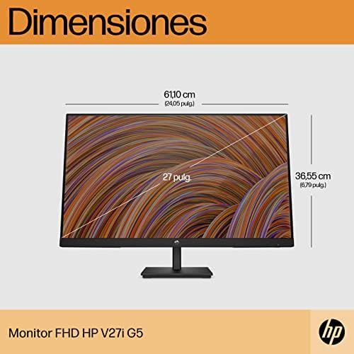 Monitor Hp V27i G5 Fhd, Tecnología Amd Freesync, Soporte Hdc