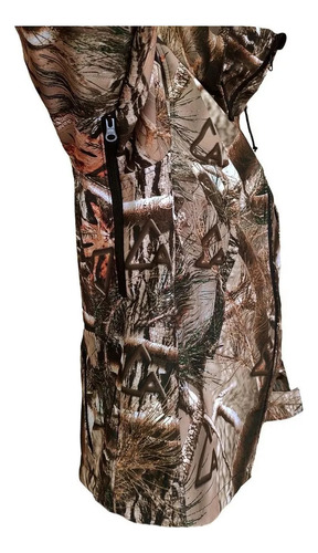 Campera Softshell Tricapa Tactica Camuflada Campinox