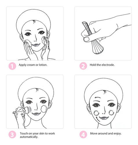 Masajeador Eléctrico Facial Ocular Ojos Elimina Ojera Masaje Tipo de piel Normal - 262395