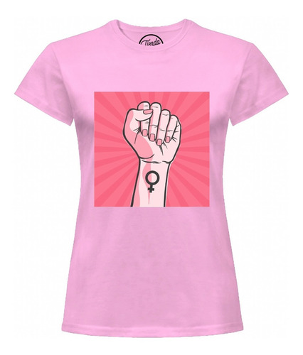 Imagen 1 de 1 de Playera Mujer Feminista Girl Power T-shirt 