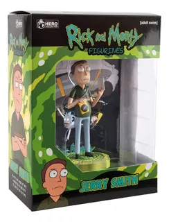 Figura Rick And Morty Jerry Smith - Eaglemoss Hero Collector