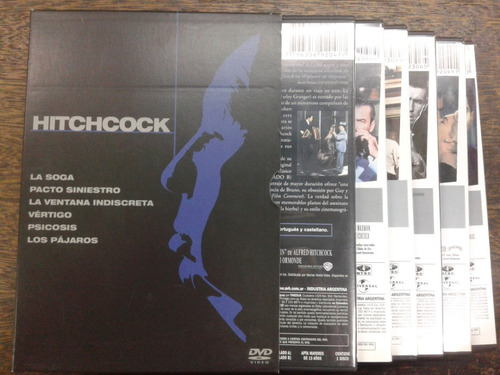Alfred Hitchcock * 6 Peliculas * 6 Dvd * Originales *