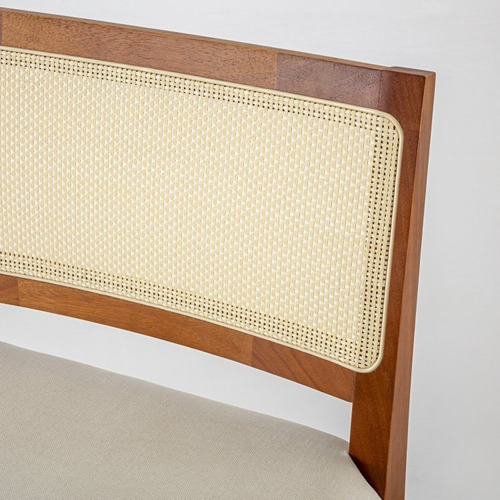 Conjunto 2 Banqueta Com Encosto E Apoio Para Pés Tiê De