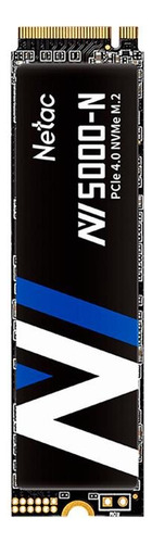 Ssd Netac 500gb Nv5000-n Pcie 4 X4 M.2 2280 Nvme Ate 4800/2700 Mb/s - Nt01nv5000n-500-e4x