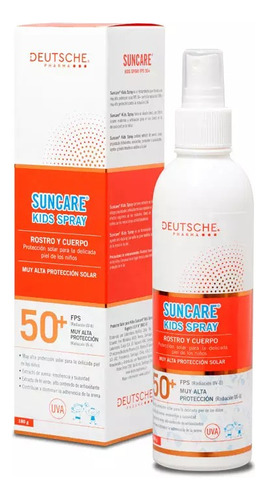 Suncare Protector Solar Niños Suncare Kids Spray Fps50+180ml