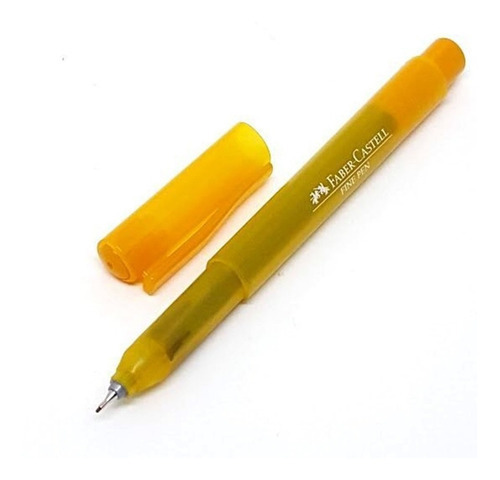 Caneta Faber Castell Hidrográfica Fine Pen 0,4mm Ultra Fina Cor da tinta Amarelo - Era sol que me faltava Cor do exterior Cor