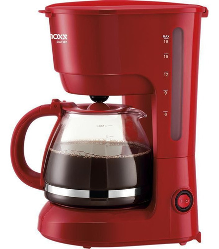 Cafeteira Elétrica Lenoxx Easy Red 18 Cafés Vermelha 127v