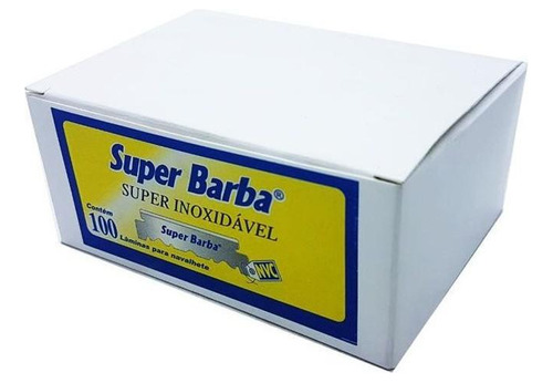 Lâmina De Barbear 1/2 Super Barba (10 Caixas) 1000 Peças