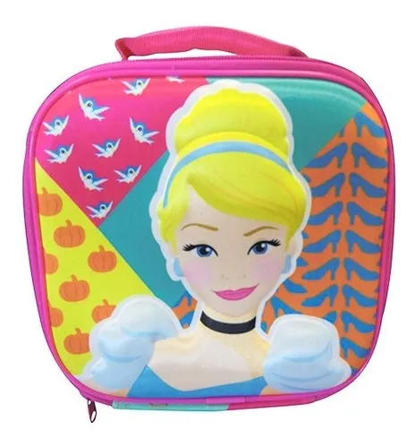 comprar Lunchera Escolar 3d Disney Princesas Infantil Nena Oficial