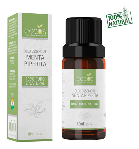 Aceite de Menta Piperita Analgésico, Antiinflamatorio - Eccos