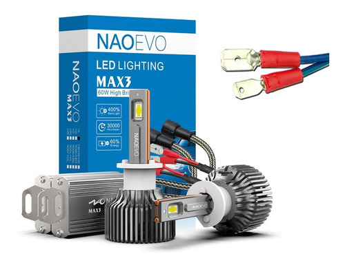 Focos Led Max3 Canbus 13.000lm Base H1 Alta Gama Toyota Kia