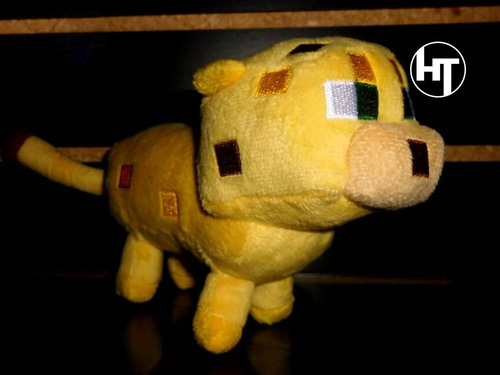 Imagen 5 de 5 de Minecraft, Ocelote, Gato, Peluche, Jazware Toys, 5 Pulgadas