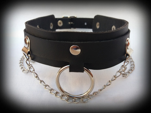 Choker Con Argollas Y Cadenas (modelo 03)