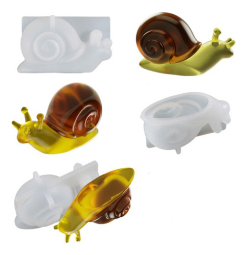 1 Molde De Silicon Diseño De Caracol 3d