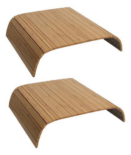 Bandeja Para Brazo De Sofá, Mesa Auxiliar De Madera,2pcs