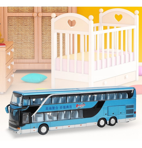 Elétrica 1:50 Liga De Ônibus De Dois Andares Modelo Brinqu
