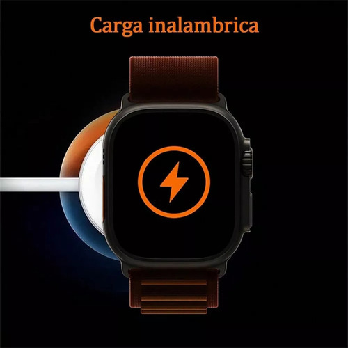 Smartwatch Reloj Inteligente I8 Ultra Con Audífonos Negro Negro