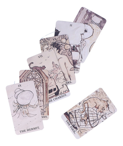 Tarot Cards Principiantes Papel Recubierto Adivination Playi