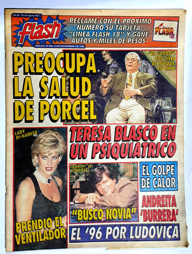 Revista / Flash / Nº 809 / Año 1995 / Porcel / Lady Di