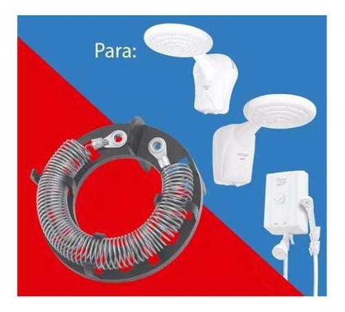 Resistência Fame Para Duchas Gran Ducha E Outras 220v 6800w Acabamento Fosco