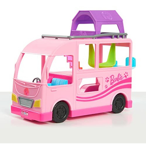 Conjunto De Brinquedos Just Play Barbie Pet Camper, 11 Peças